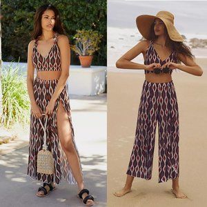Anthropologie Multicolor Patterned Jumpsuit